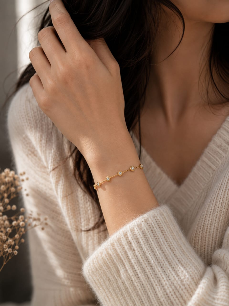Zelda Zirconia Bracelet