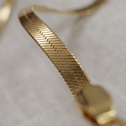 Signature Anti-Tarnish Herringbone Chain