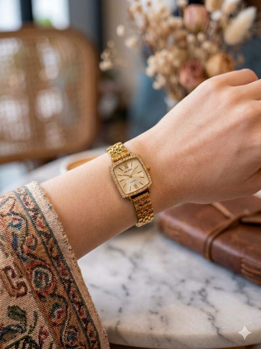 Mooniva Signature Gold Watch