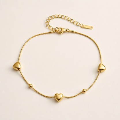 Mini Heart Anklet