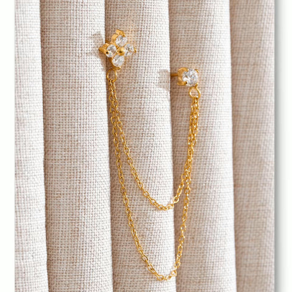 Audrey Double piercing Earrings Regular