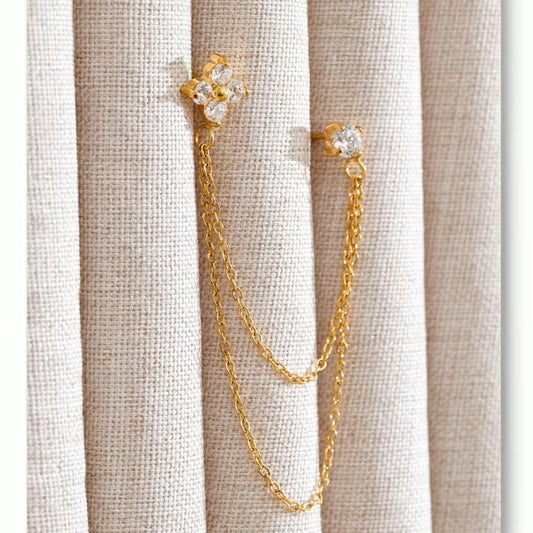 Audrey Double piercing Earrings Regular