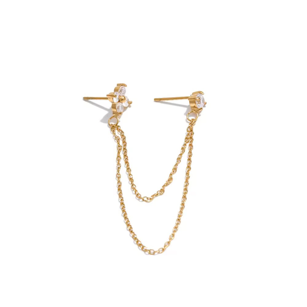 Audrey Double piercing Earrings Regular