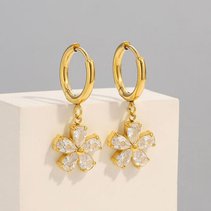 Flower earrings