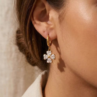 Flower earrings