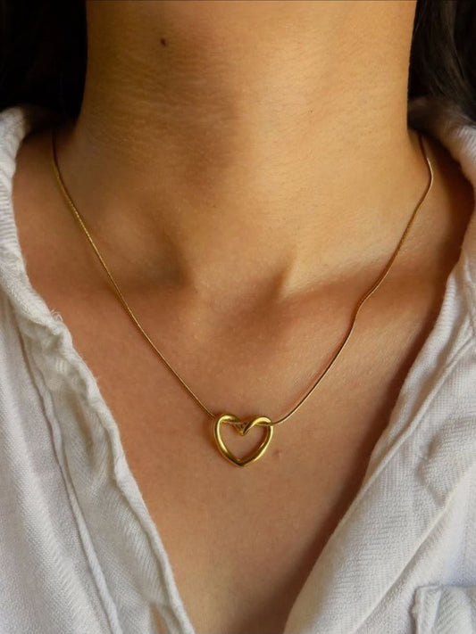 Twisted Heart Necklace