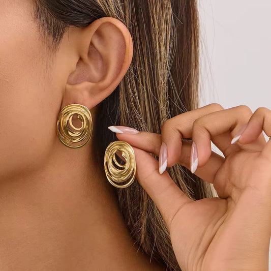 Luxe Spiral Earrings